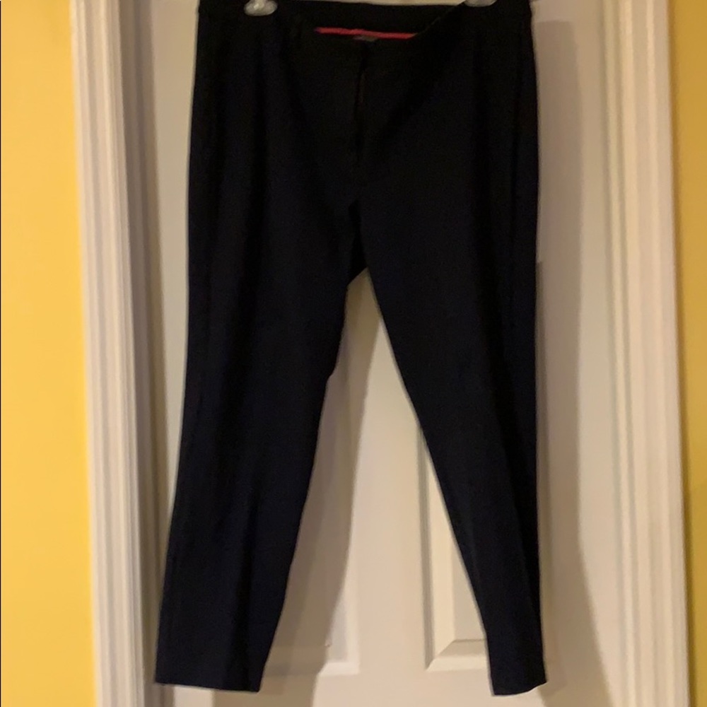Plus size Lands End navy trousers
